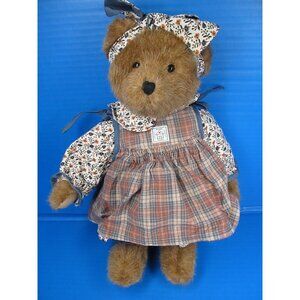 Boyds Bears Jennie Marie Warmheart Teddy Bear w/ Dress 15"
